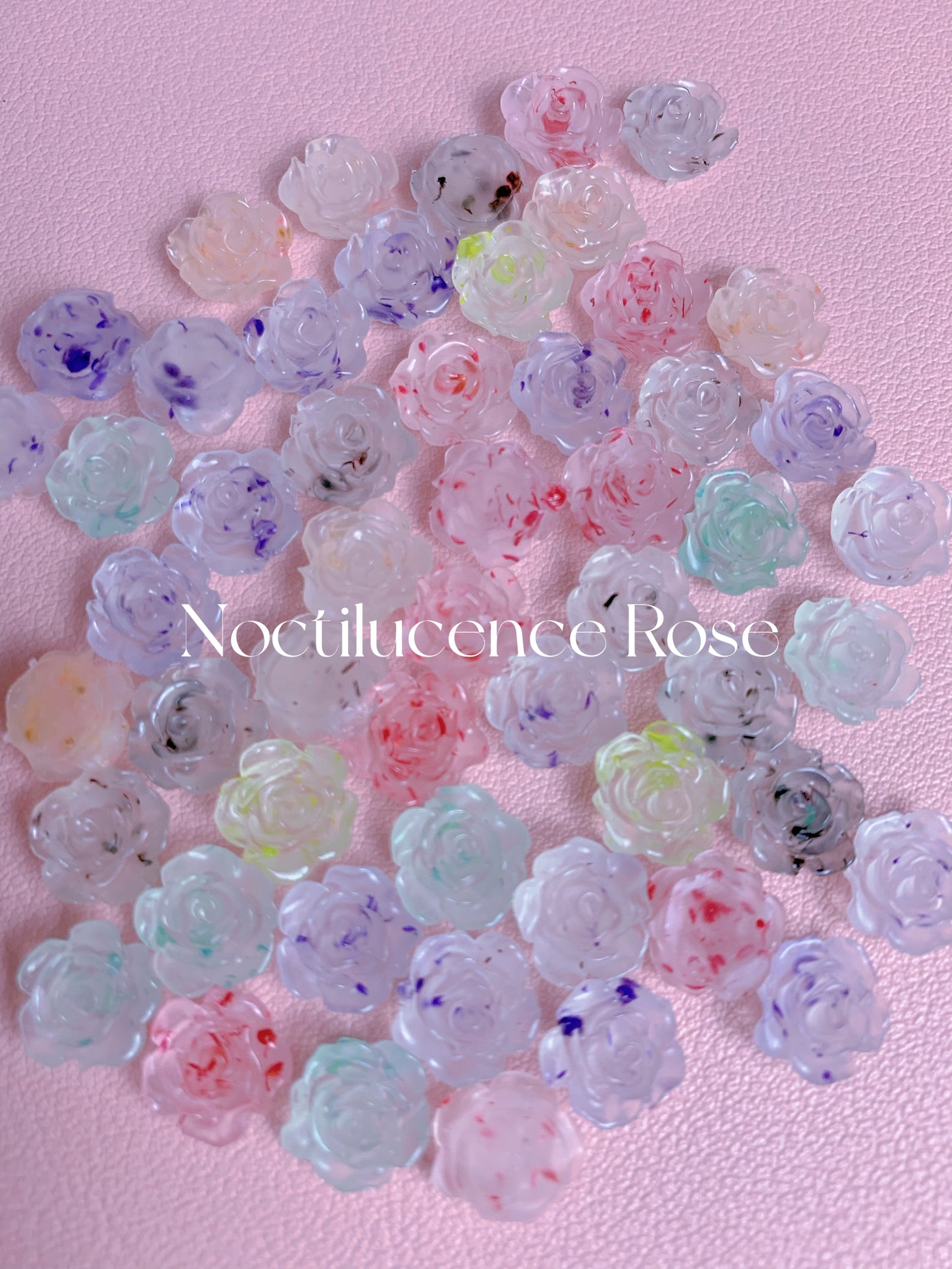 【CM03】 Luminous Rose- Women's Nails Charms DIY Charms (Mixed)