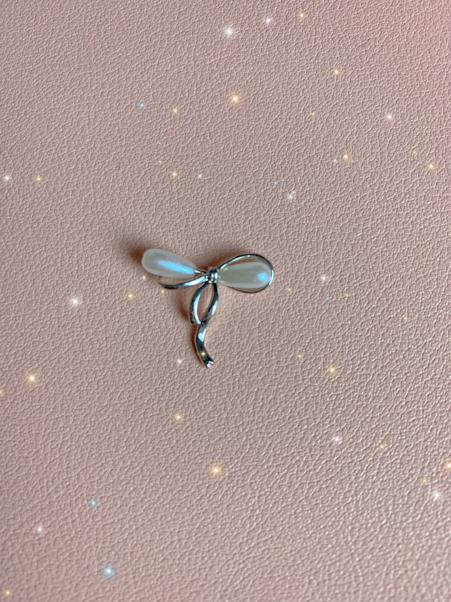 【00】Pearl Bow - Alloy Nail Accessories