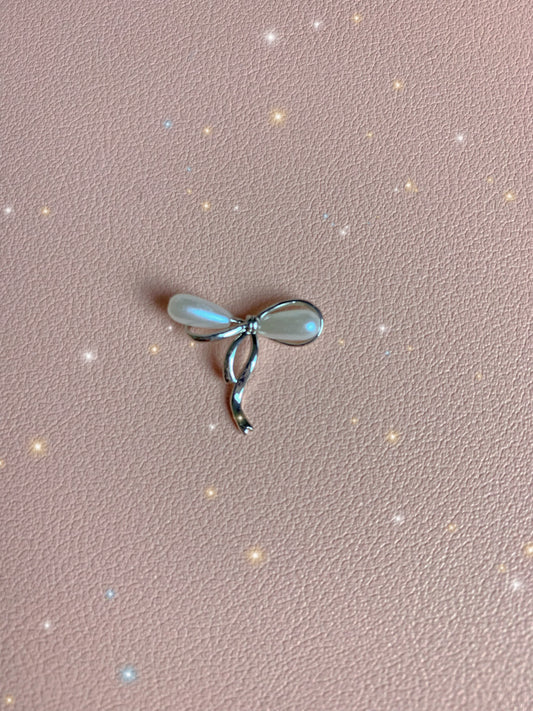 【00】Pearl Bow - Alloy Nail Accessories