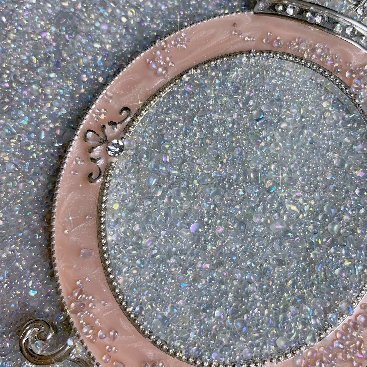 【S03 】Irregular Dazzling Bubble - Women's  Fashion Nail Accessory
